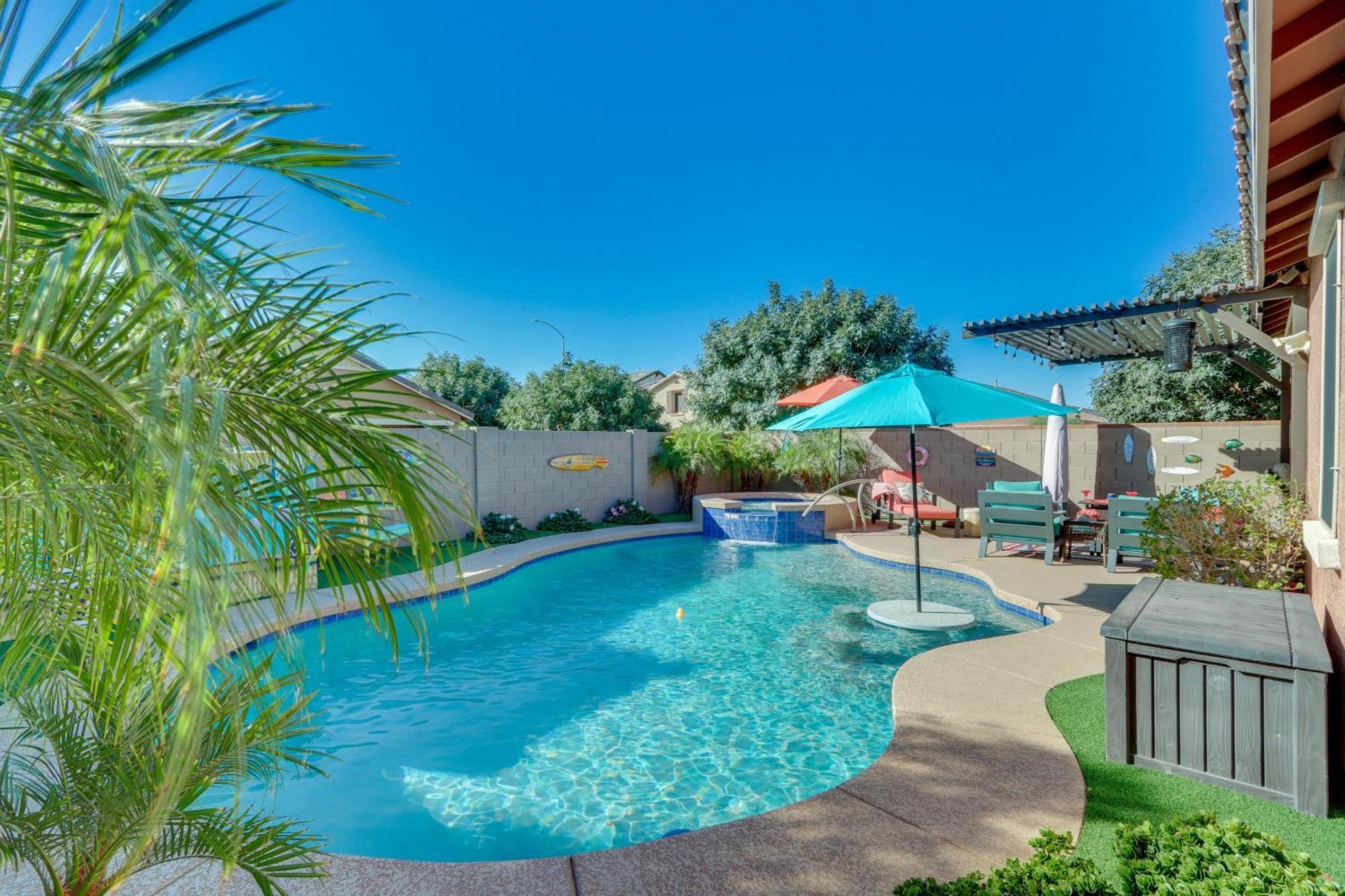 Mesa Oasis With Heated Pool, Hot Tub, And Grill! Villa Exterior photo